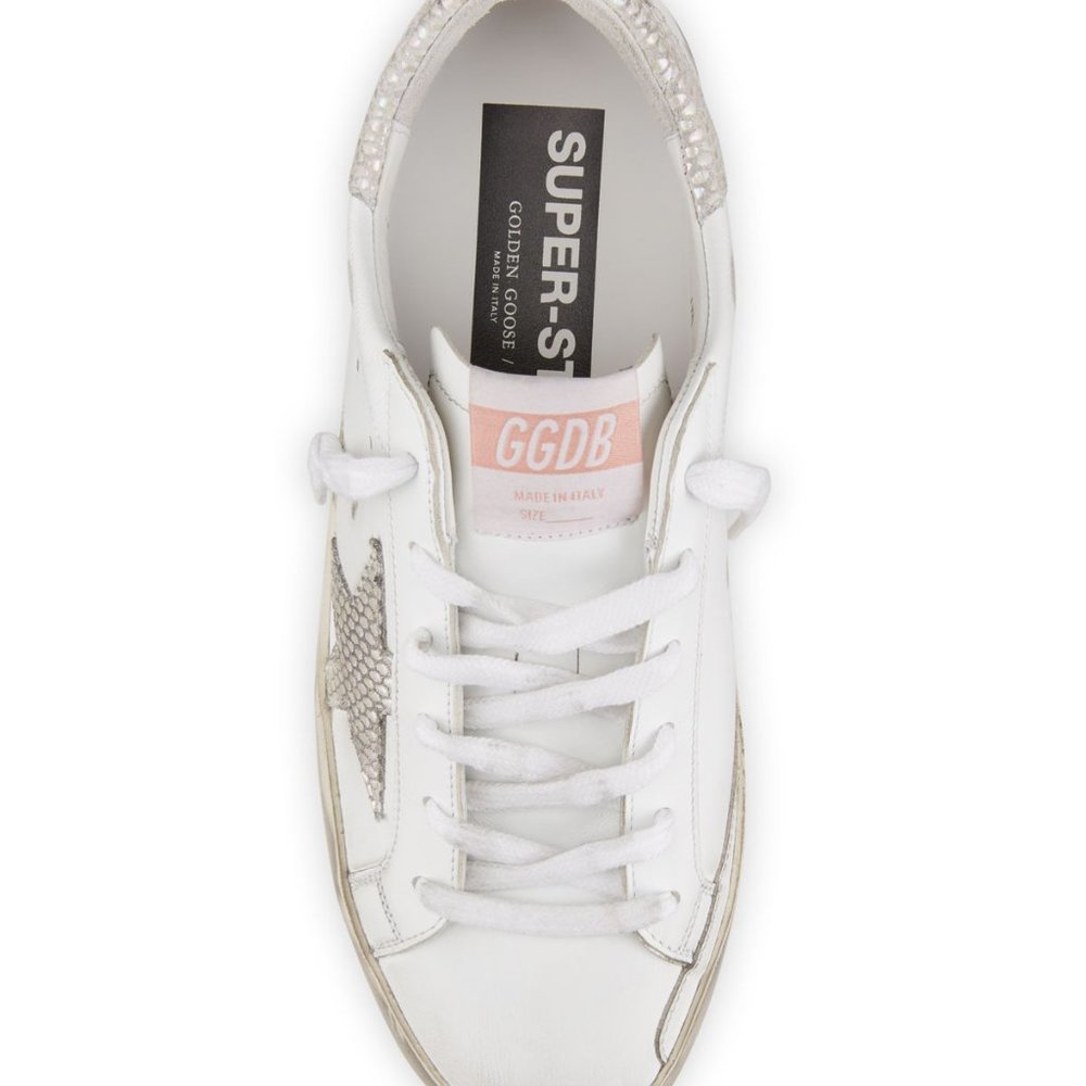 Golden Goose Shoelaces (White)